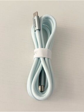 NEW anker usbc to usbc charging cord blue